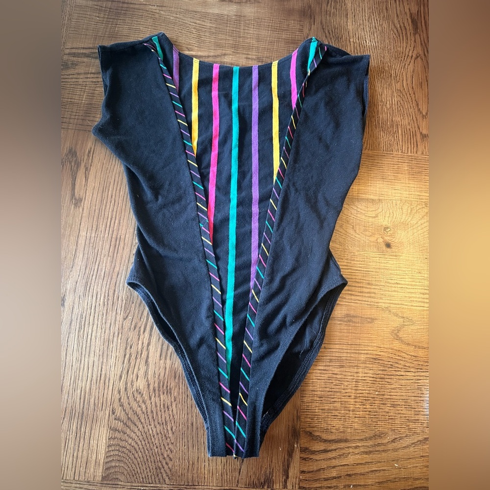 Vintage 90s  Tickets California Size M Leotard one piece. Bodysuit